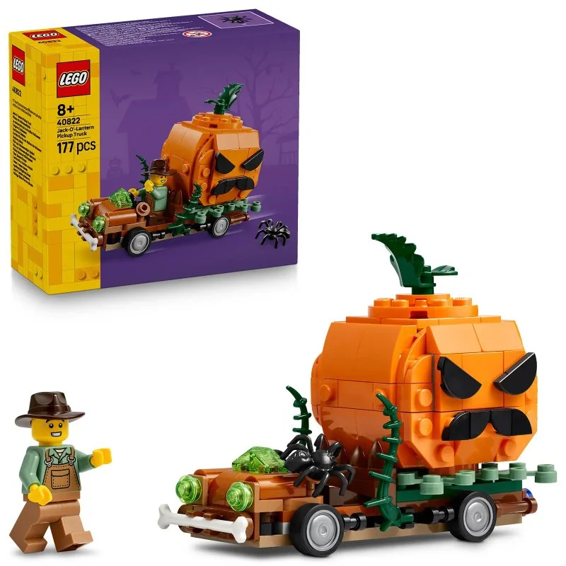Pick-up s halloweenskymi tekvicami, Kreatívna stavebnica