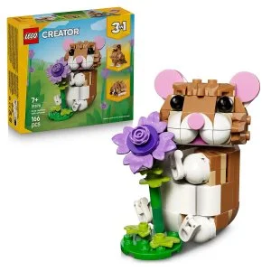 LEGO® Creator 3 v 1 31376 Roztomilý škrečok s kvetinou