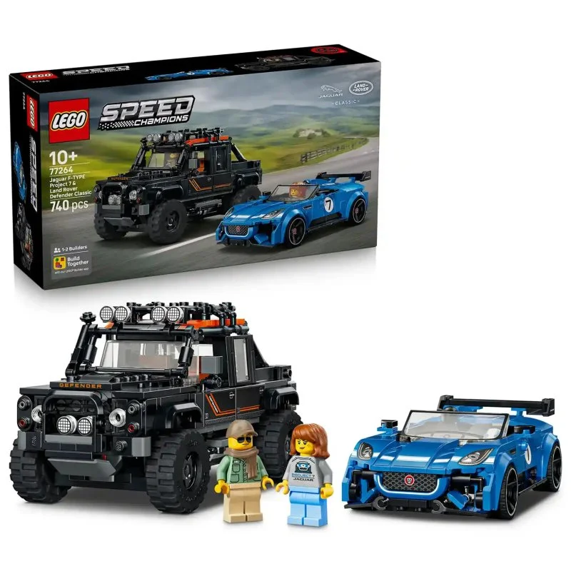 Speed Champions 77264 Jaguar Project 7 a Land Rover Defender