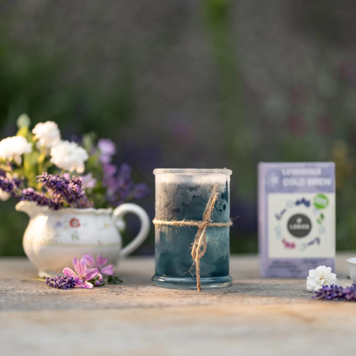LEROS Bylinná zmes Levanduľa Cold Brew – nálevové vrecúška (20 x 1,2 g) – na prípravu ľadového čaju