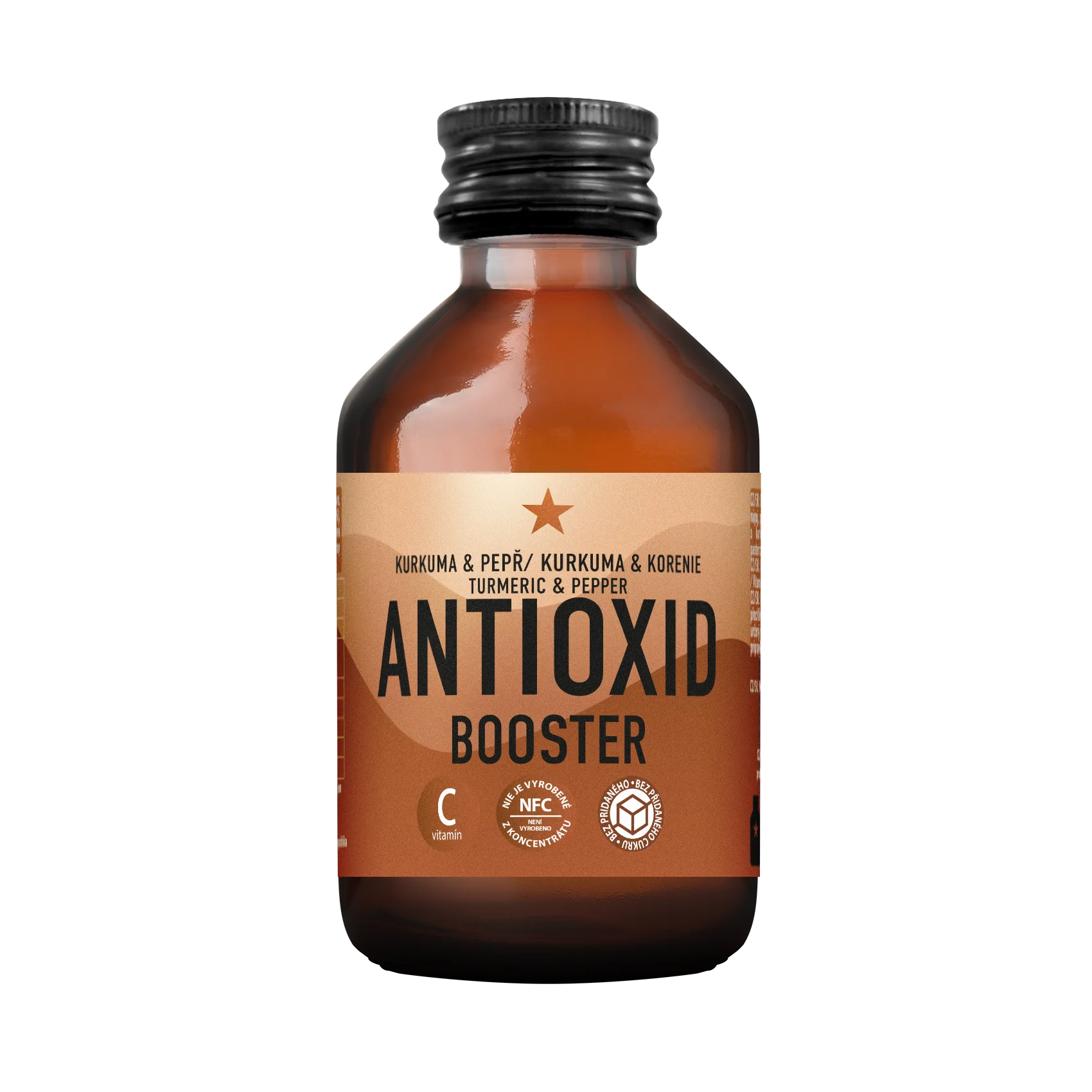 LEROS Healthy booster Kurkuma & Korenie Antioxid shot (100 ml) - na očistenie tela