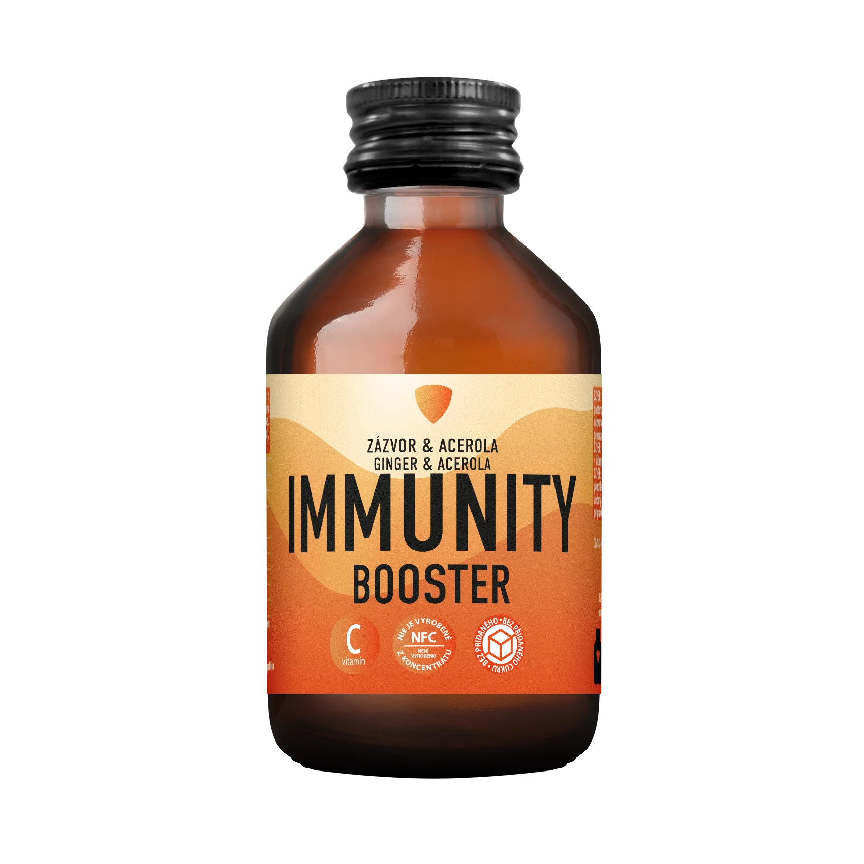 LEROS Healthy booster Zázvor & Acerola Immunity shot (100 ml) - na posilnenie obranyschopnosti