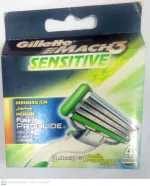 Mach3 Sensitive náhradné holiace hlavice 4 ks pre mužov
