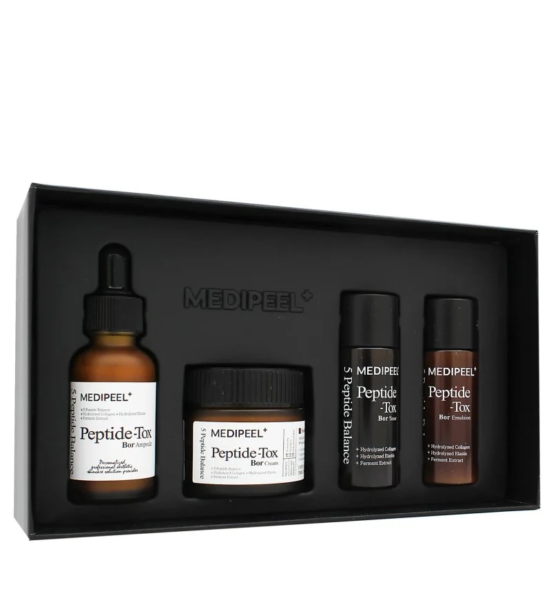 Peptide-Tox Multi Care Kit darčeková sada toner + emulzia 30 ml + ampulka so sérom 30 ml + krém 50 g