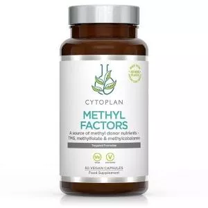 Cytoplan METHYL FACTORS - B1 betaín B2 B6 kyselina listová (L-metylfolát) vitamín B12 a zinok, 60 kapsúl