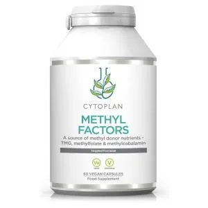 Cytoplan METHYL FACTORS - B1 betaín B2 B6 kyselina listová (L-metylfolát) vitamín B12 a zinok, 60 kapsúl