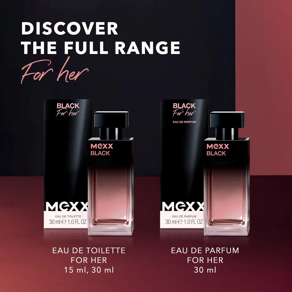 Black For Her toaletná voda pre ženy 30 ml