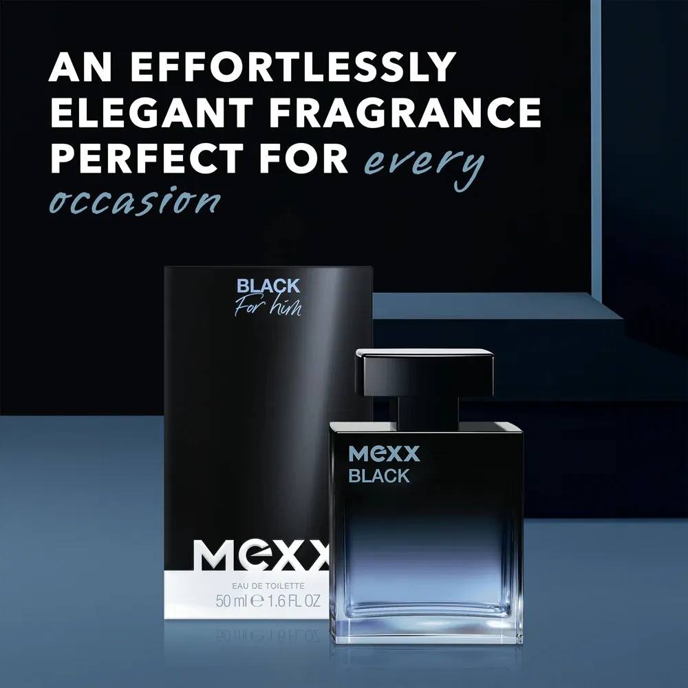 Black Man parfumovaná voda pre mužov 50 ml