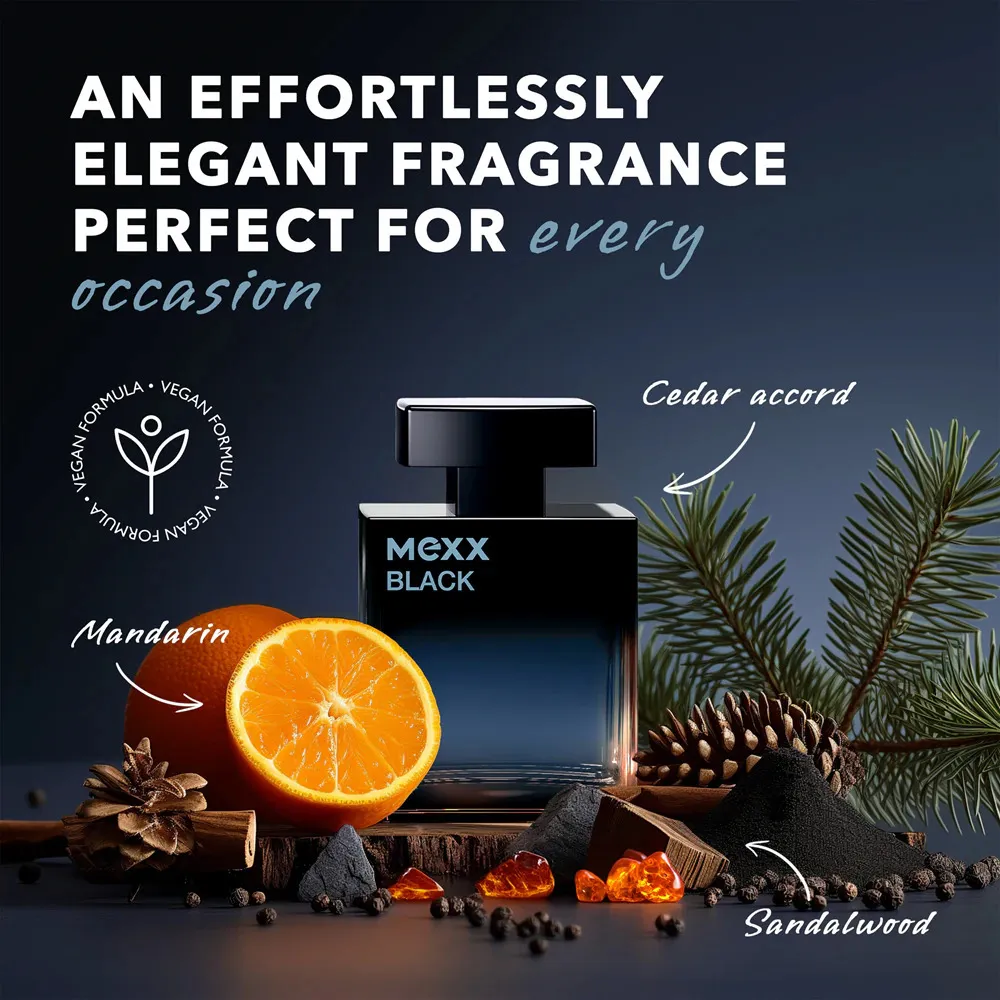Black Man parfumovaná voda pre mužov 50 ml