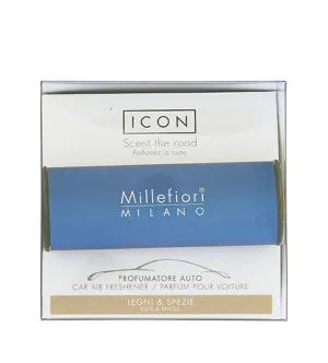 Millefiori Icon Classic Legni & Spezie vôňa do auta modrá