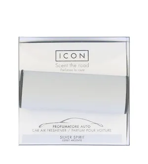Millefiori Icon Classic Silver Spirit vôňa do auta strieborná