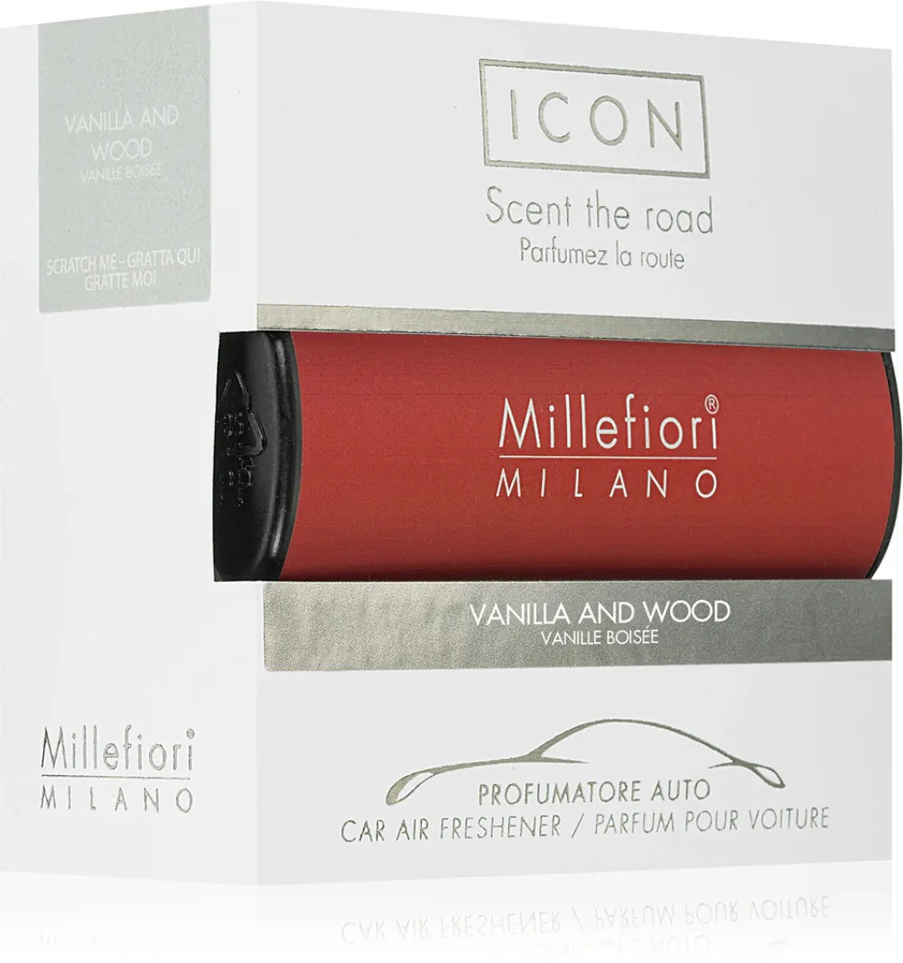 Icon Classic Vanilla and Wood vôňa do auta Millefiori Icon Classic Vanilla and Wood vůně do auta