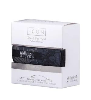 Millefiori Icon Textil Floral Silver Spirit vôňa do auta