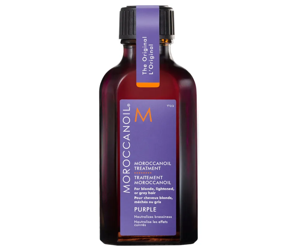 Treatment Purple vlasový olej pre blond, zosvetlené alebo strieborné vlasy 50 ml