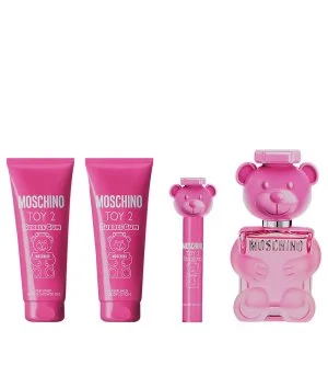 Moschino Toy 2 Bubble Gum darčeková sada 100 ml + telové mlieko 100 ml + sprchový gél 100 ml + toaletná voda toaletná voda pre ženy