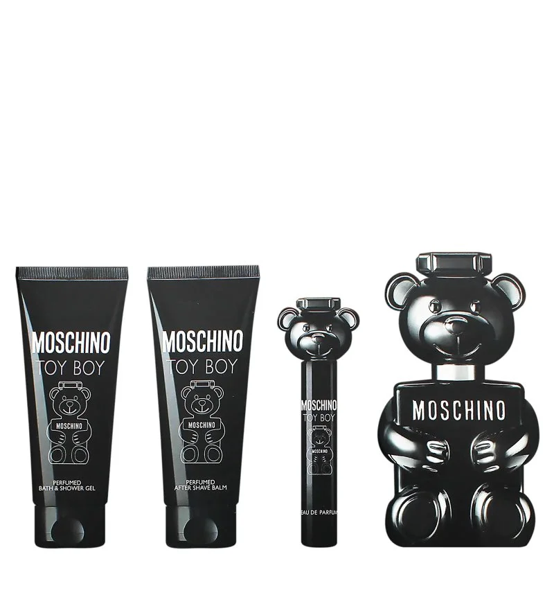 Toy Boy darčeková súprava 100 ml + balzam po holení 100 ml + sprchový gél 100 ml + parfumovaná voda parfumovaná voda pre mužov