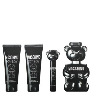 Moschino Toy Boy darčeková súprava 100 ml + balzam po holení 100 ml + sprchový gél 100 ml + parfumovaná voda parfumovaná voda pre mužov