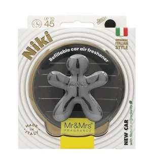 Mr&Mrs Fragrance Niki Titanium Chrome New Car vôňa do auta