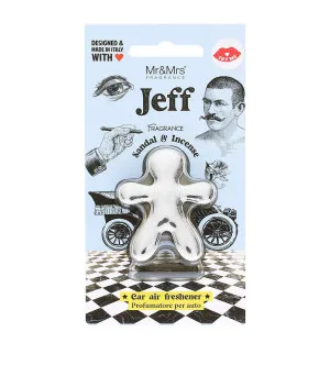 Mr&Mrs Fragrance Jeff Sandal & Incense Vôňa do auta