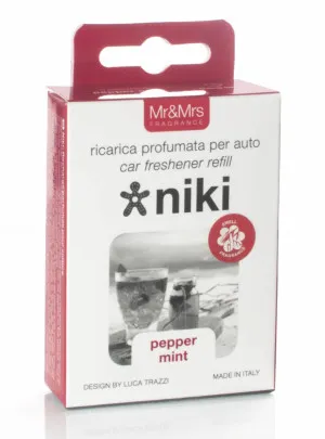 Mr&Mrs Fragrance Niki Pepper Mint náplň vône do auta 1 ks