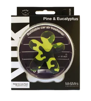 Mr&Mrs Fragrance Niki Pine & Eucalyptus Vôňa do auta