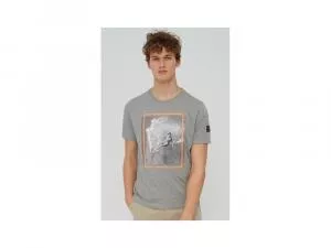 Ecoalf Natal Fluor Surf T-shirt Man Grey Melange
