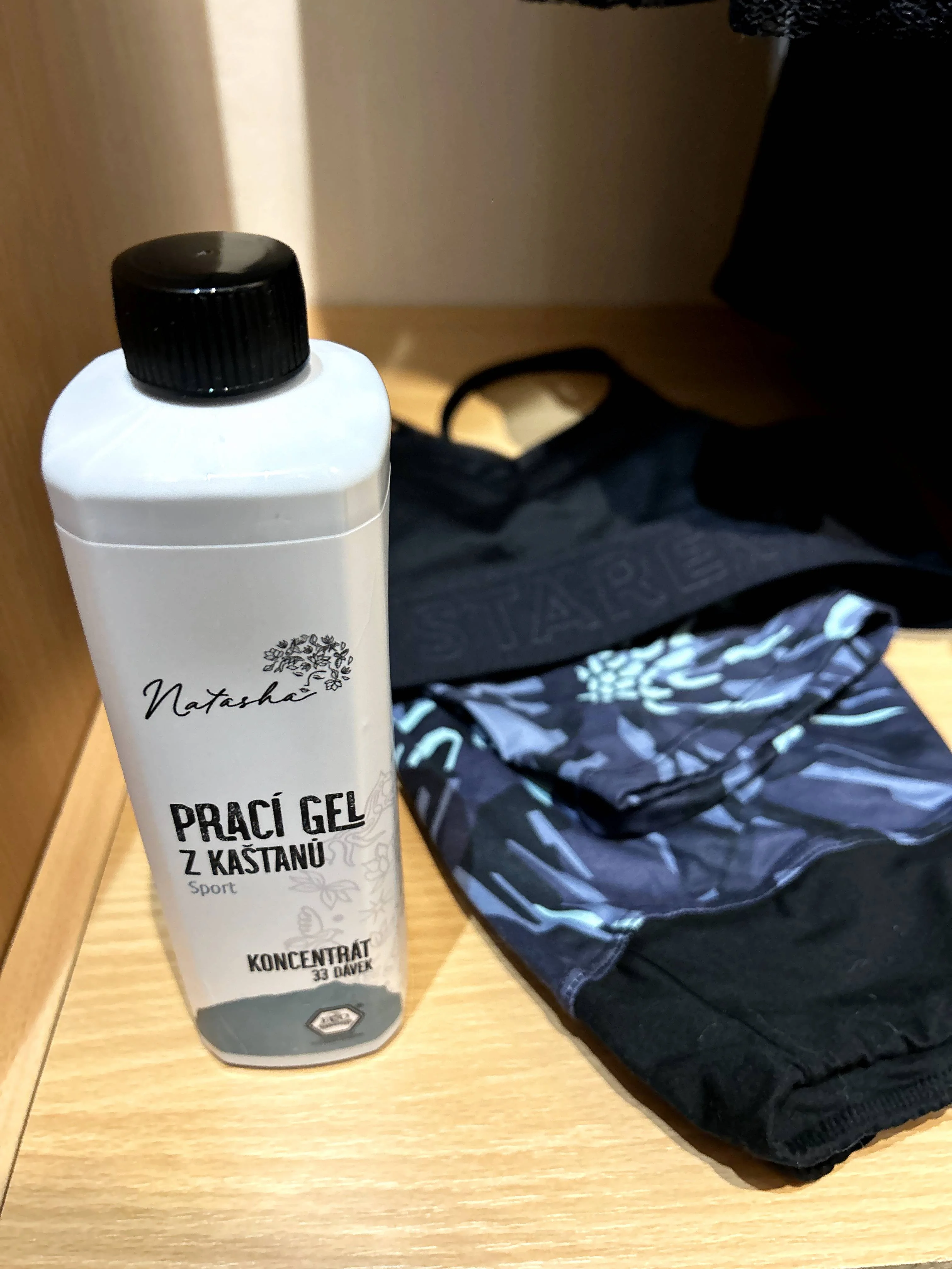 Natasha Prací gél z gaštanov Sport - koncentrát 500 ml - 33 pracích dávok v 500 ml