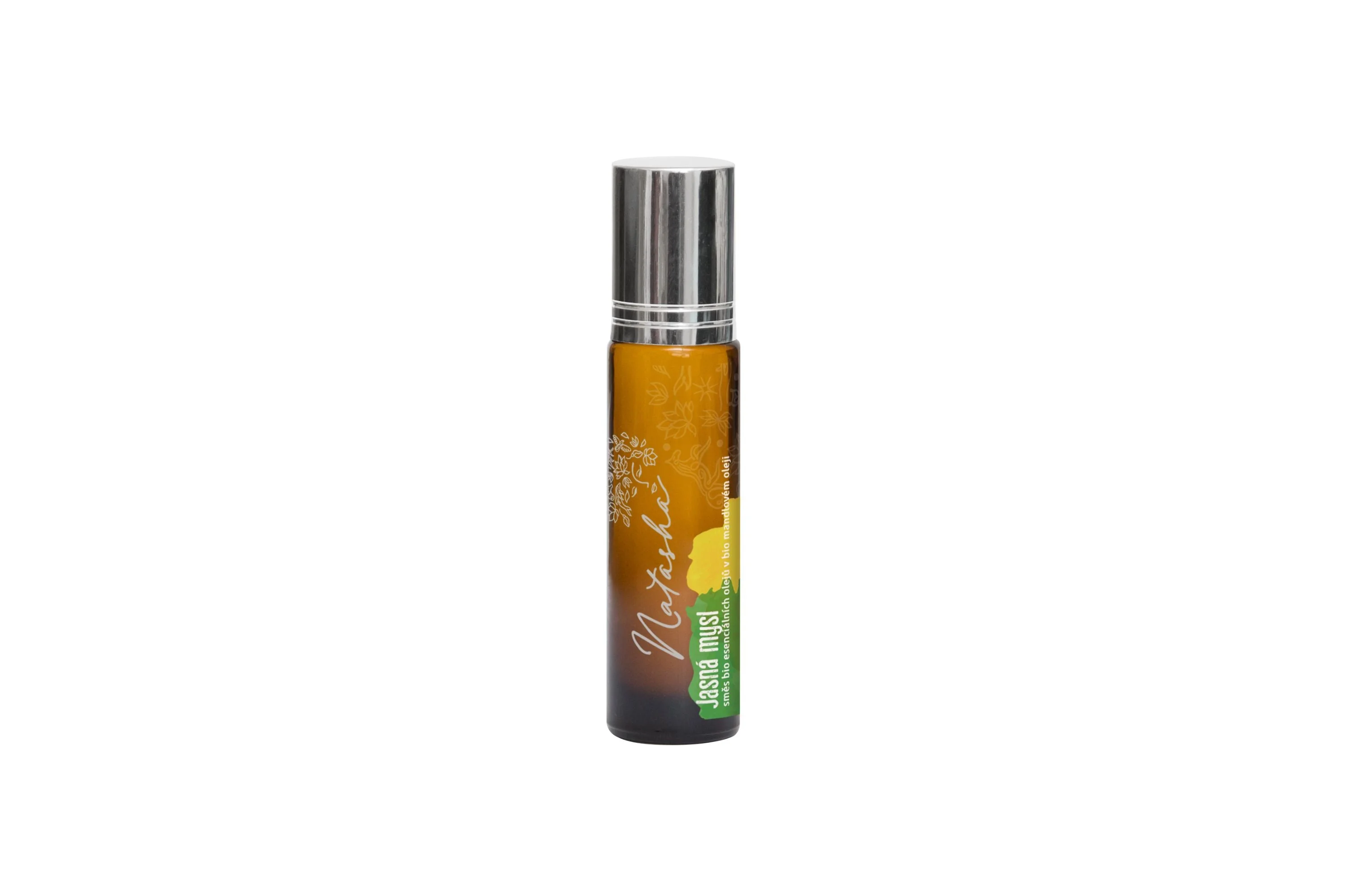 Natasha Roll-on Zmes esenciálnych olejov - Jasná myseľ (10 ml) - povzbudenie kedykoľvek a kdekoľvek