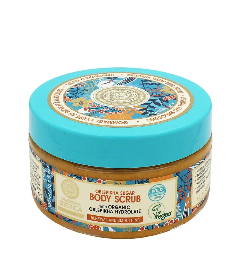 Oblepikha Siberica Renewal And Smoothing Body Scrub prírodný revitalizačný telový peeling 300 g