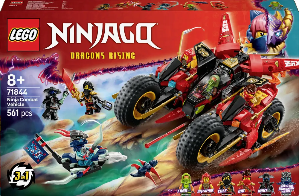 NINJAGO® 71844 Bojové vozidlo nindžov
