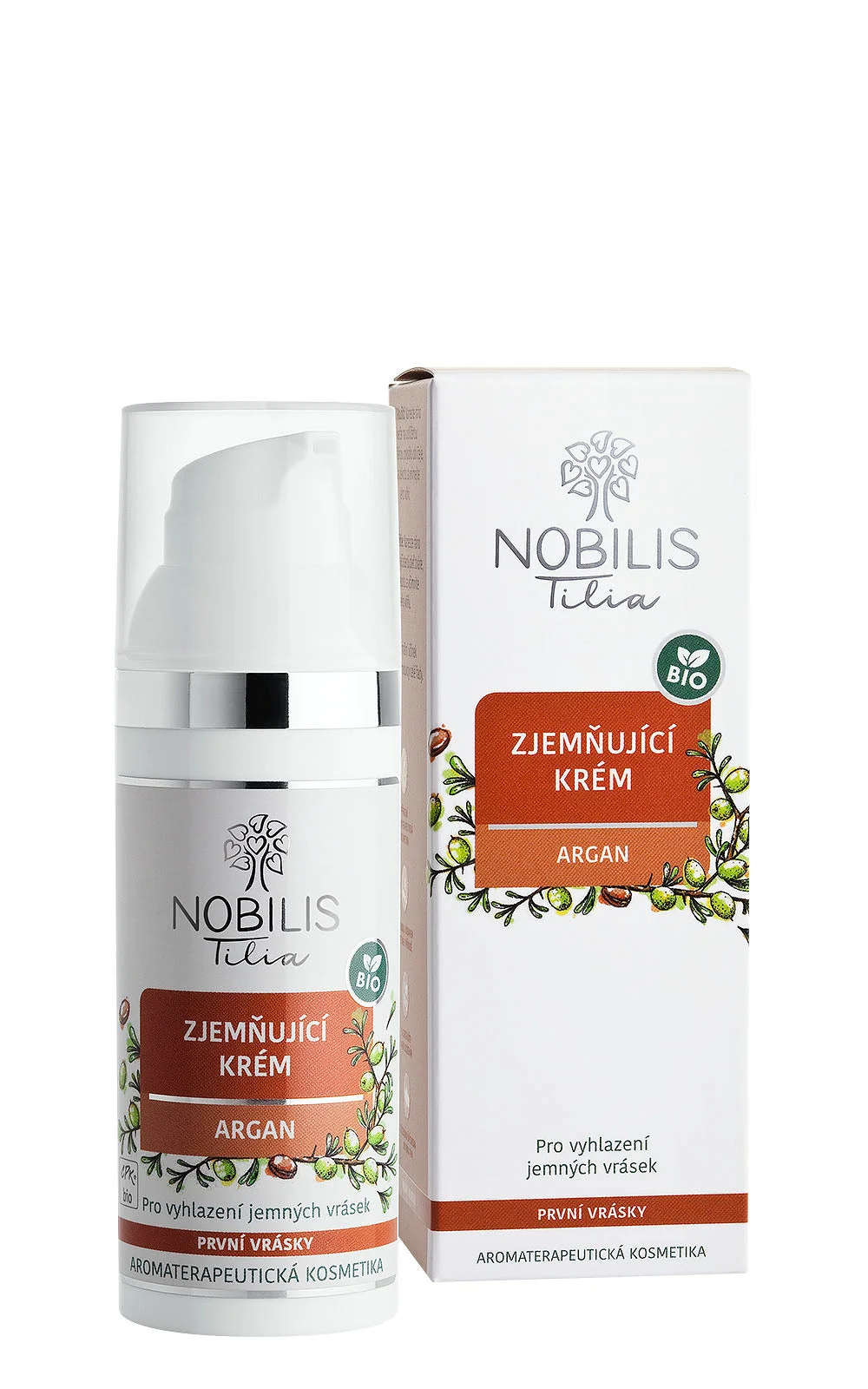 Nobilis Tilia Zjemňujúci krém Argan BIO 2 ml - vzorka - exp. 06/2026 - extra porcia vitality