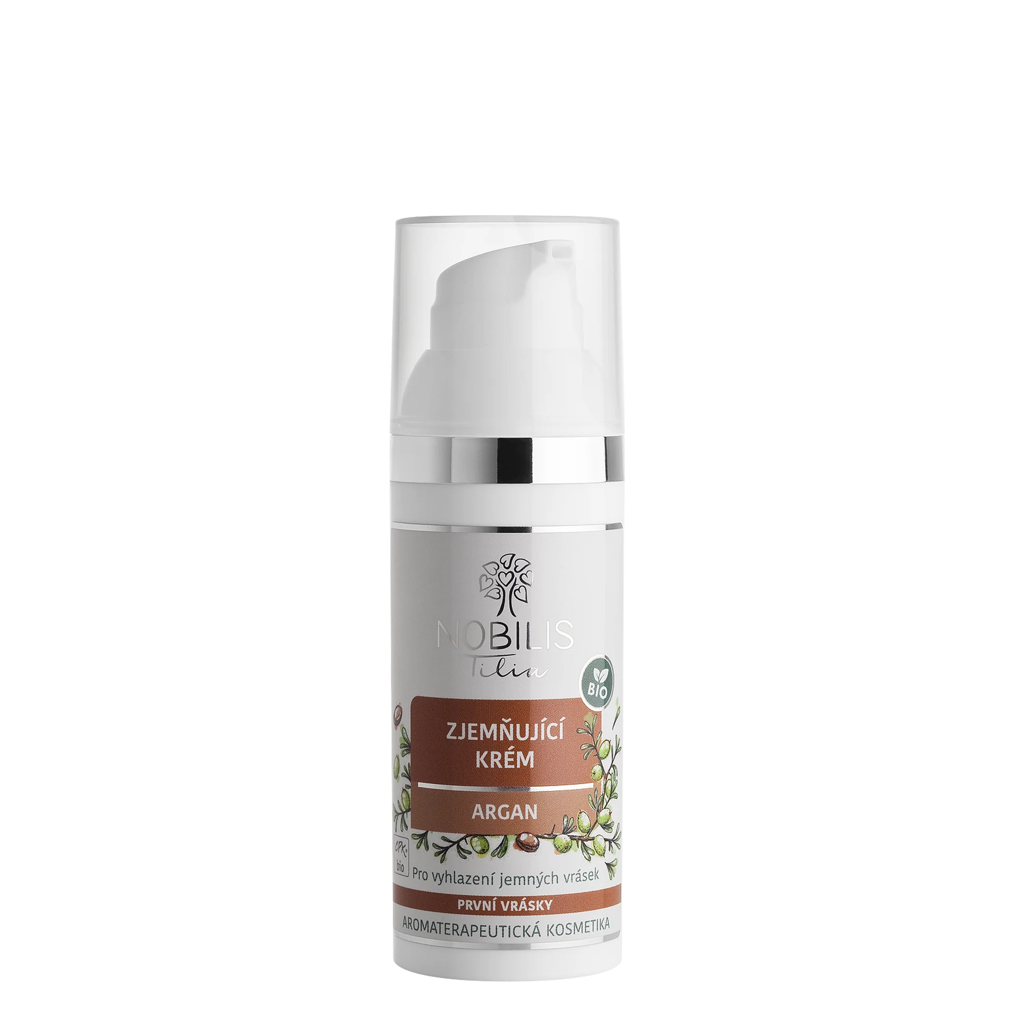 Nobilis Tilia Zjemňujúci krém Argan BIO 2 ml - vzorka - exp. 06/2026 - extra porcia vitality
