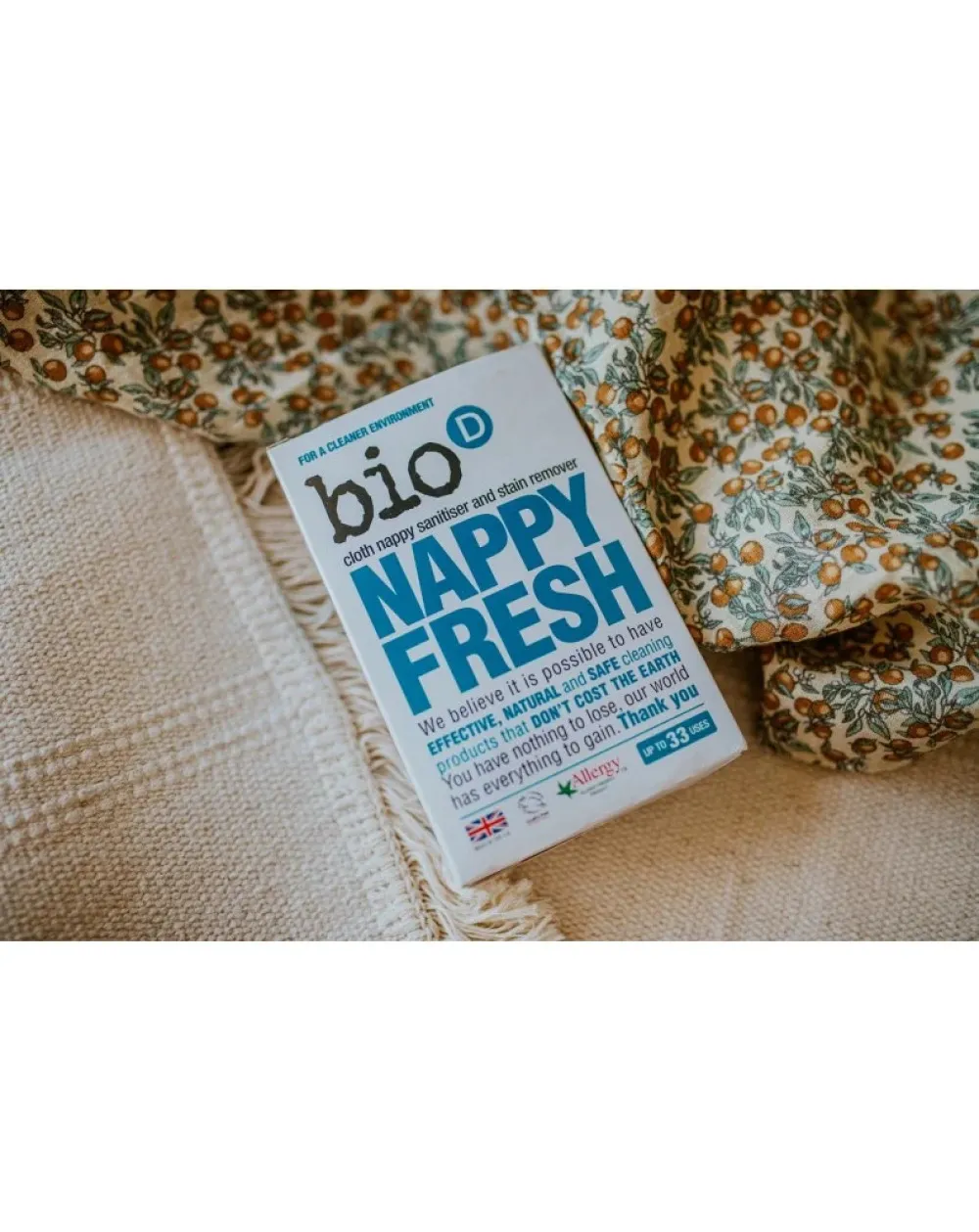 Bio-D Odstraňovač škvŕn a zápachu z detských plienok (500 g)