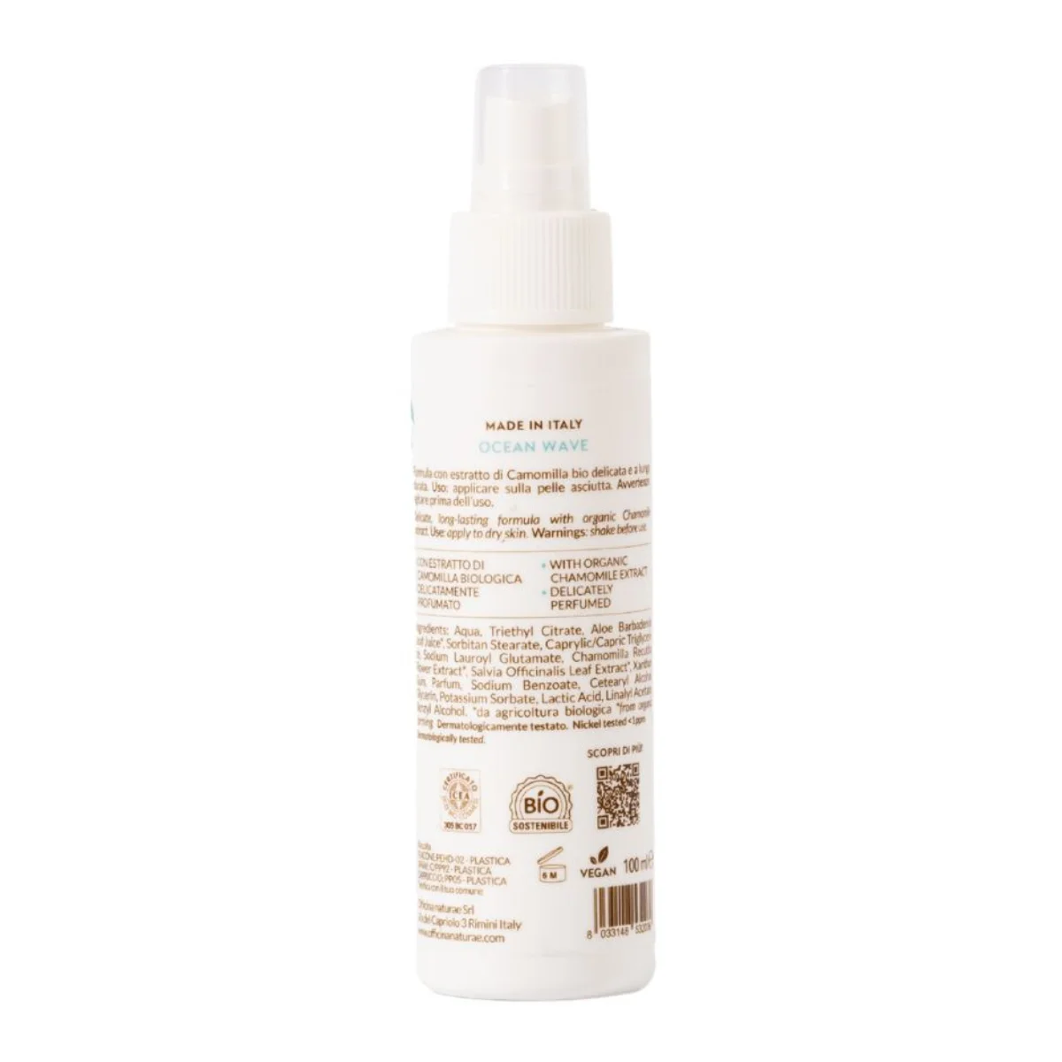 Officina Naturae Dezodorant v spreji - Sea Wave (100 ml) - neutralizuje zápach a dodáva sviežu vôňu