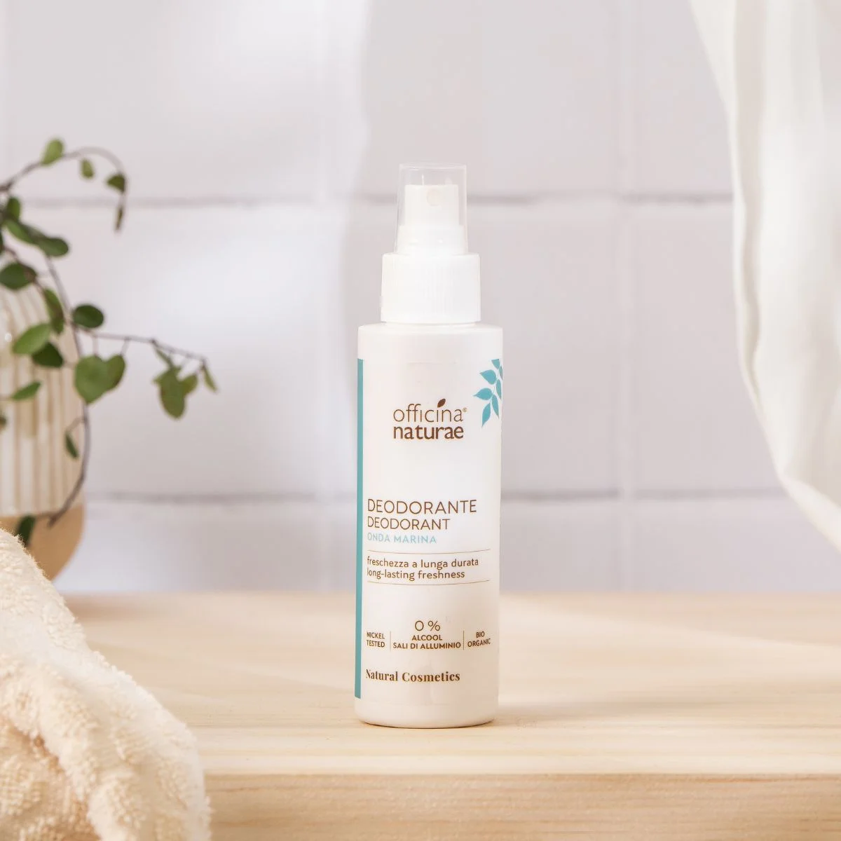 Officina Naturae Dezodorant v spreji - Sea Wave (100 ml) - neutralizuje zápach a dodáva sviežu vôňu