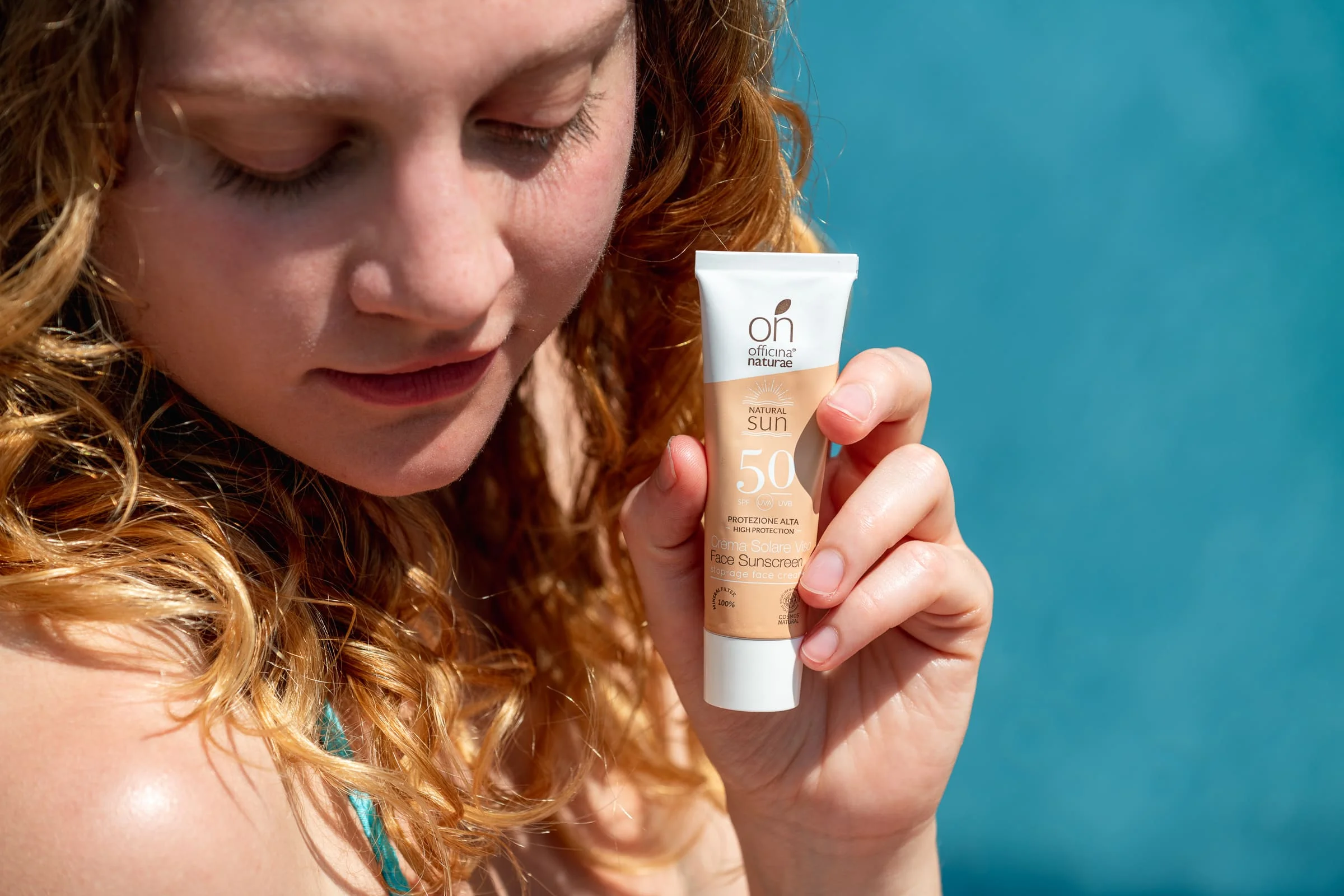 Officina Naturae Opaľovací krém na tvár SPF 50 - spevňujúci (30 ml) - pre všetky typy pleti