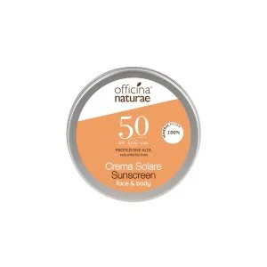 Officina Naturae Opaľovací krém SPF 50 v plechovej dóze (75 ml) - bez parfumácie