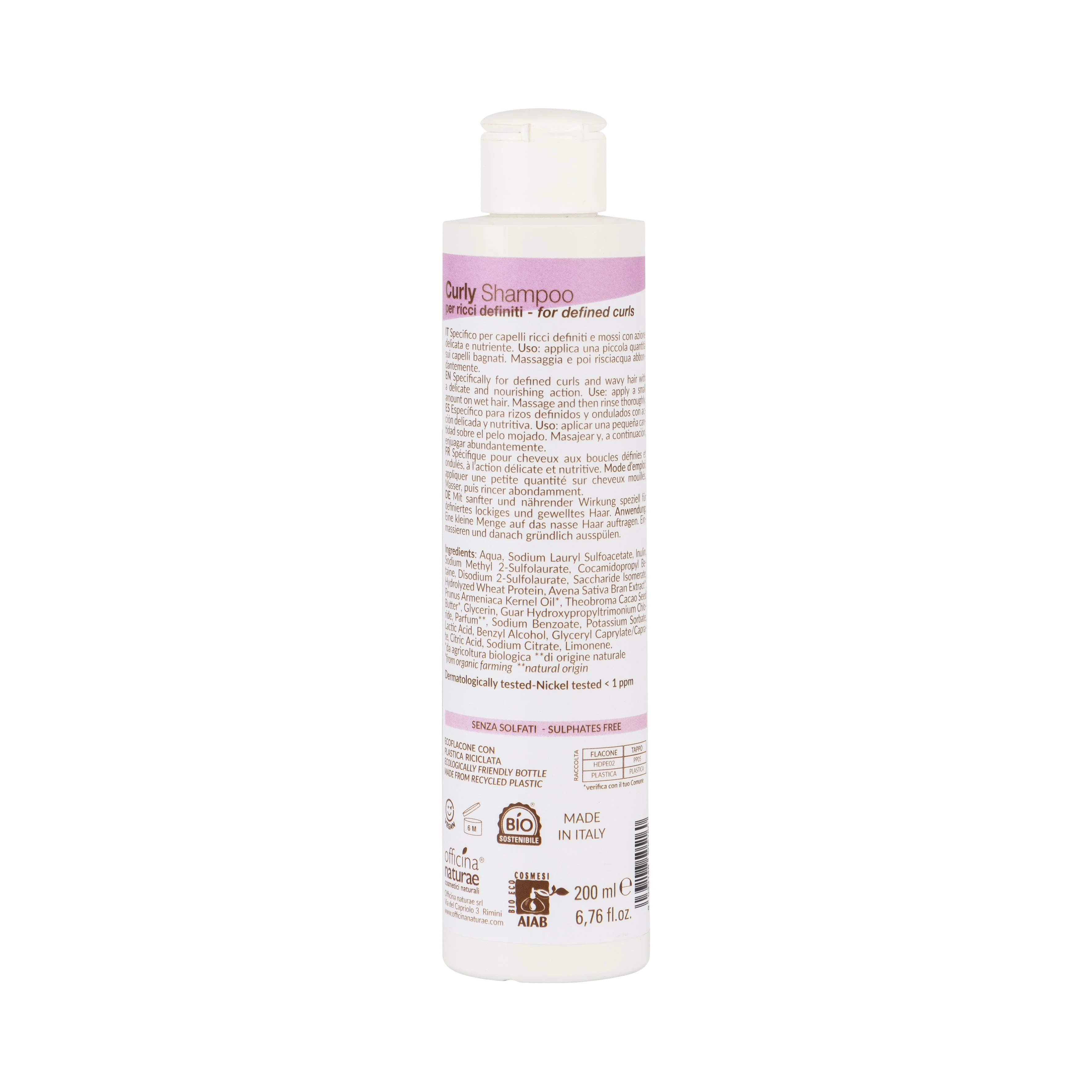 Officina Naturae Ošetrujúci šampón pre hebké a definované kučery (200 ml) - definuje a zjemňuje vaše kučery