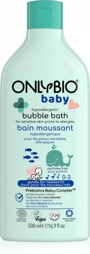 OnlyBio Hypoalergénna pena do kúpeľa pre deti (500 ml)