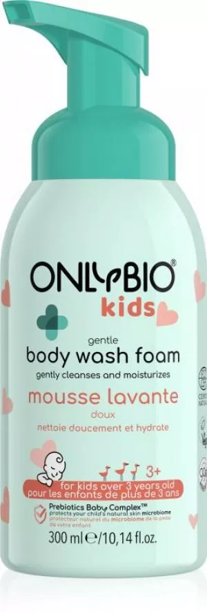 OnlyBio Jemná pena na pranie pre deti od 3 rokov (300 ml) - s jemnou vôňou