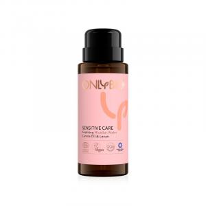 OnlyBio Upokojujúca micelárna voda pre citlivú pleť Sensitive Care (300 ml) - s konopným olejom a levanduľou