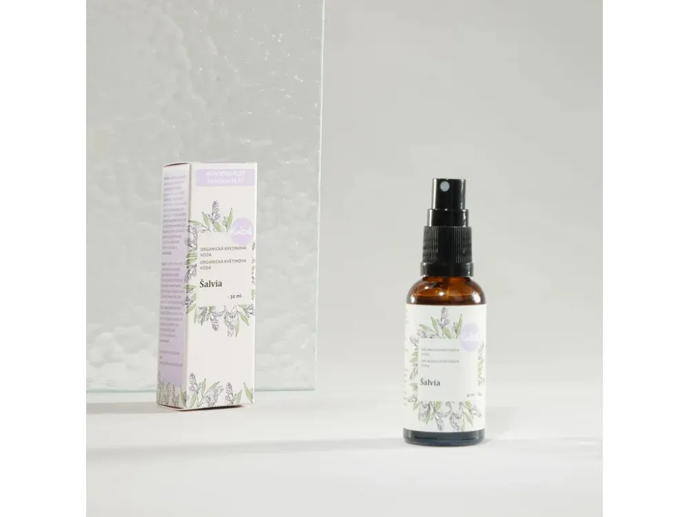 Kvitok Organická bylinná voda - šalvia 100 ml
