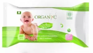 Organyc Detské vlhčené hygienické vložky BIO (60 ks)