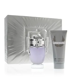 Paco Rabanne Invictus darčeková sada pre mužov toaletná voda 100 ml + sprchový gél 100 ml