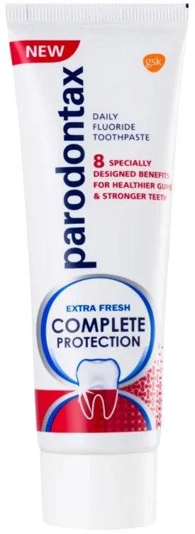 Parodontax Complete Protection zubná pasta proti krvácaniu ďasien pre kompletnú ochranu zubov unisex