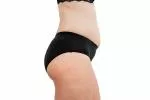 Pinke Welle Menštruačné nohavičky Black Bikini - Medium Black - htr. a ľahká menštruácia (S)