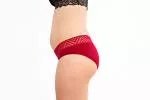 Pinke Welle Menštruačné nohavičky Sea Red - Silná menštruácia (XL)