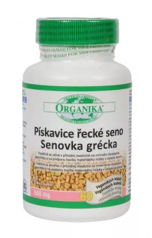 Organika Senovka grécka 500 mg, 60 kapsúl