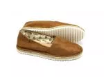 Perky Plataforma Espadrille Suede Camel