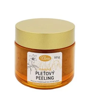 Pleva Skin Peeling With Honey medový pleťový peeling 50 g